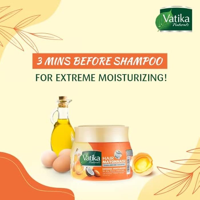 Vatika Naturals Dabur Hair Mayonnaise Extreme Moisturizing, 500 ml - Image 2